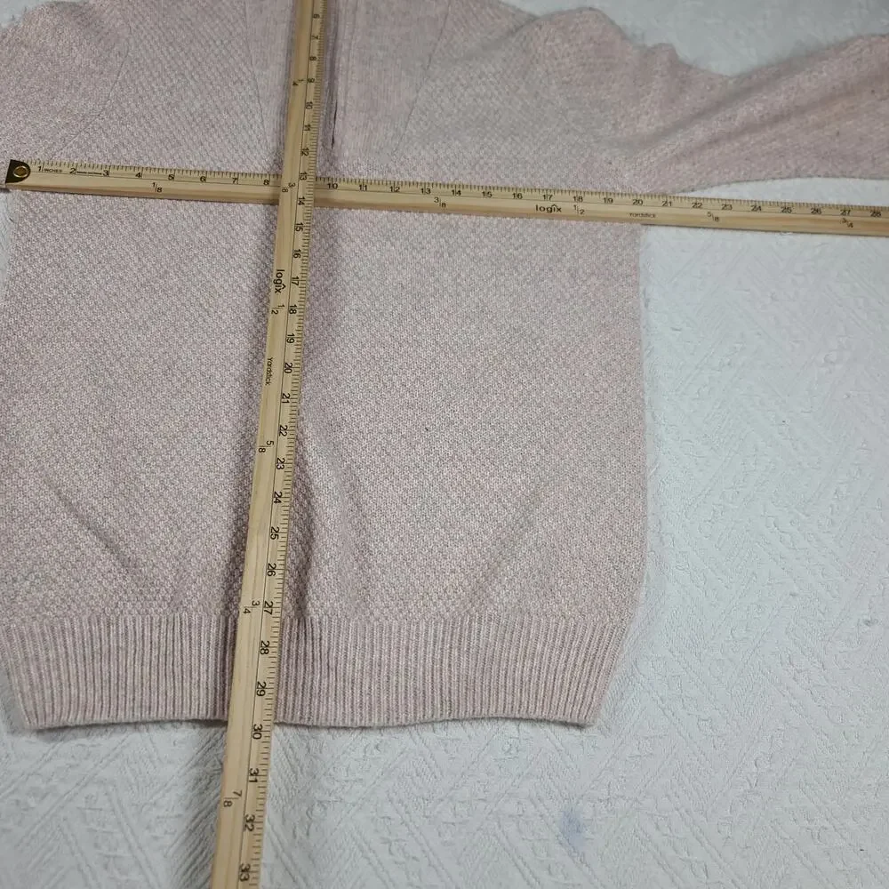 Alesbury Stitch Fix mens 1/4 zip fisherman sweater size small office cabincore